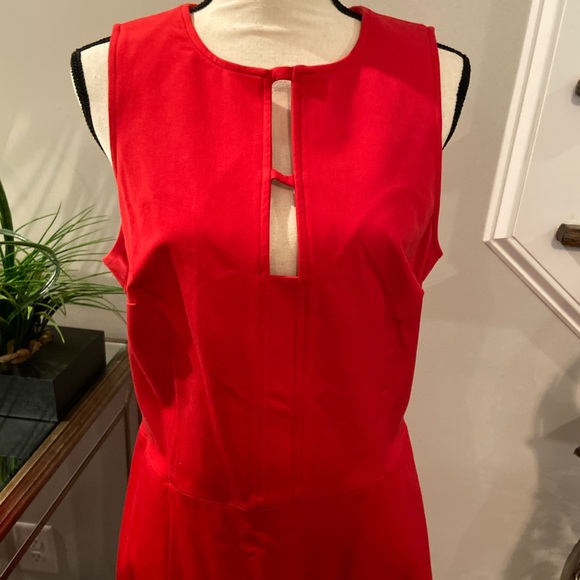 NWT Banana Republic Red Sheath Dress-Size 14 - Picture 4 of 8